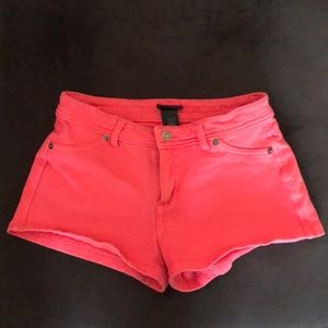 Coral Shorts - Cotton/Spandex Blend